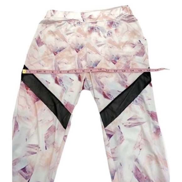 Shein Multicolor Black Contrast Mesh Leggings, Size Medium - Picture 11 of 15